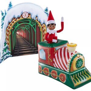 NWT - Peppermint Inflatable Train Ride Elf on the Shelf